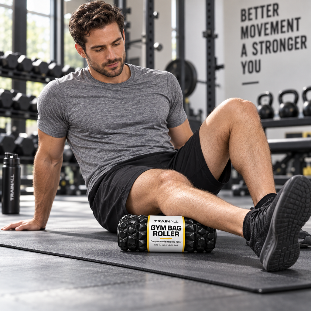 TRAINALL Gym Bag Roller – Compact Muscle Recovery Roller