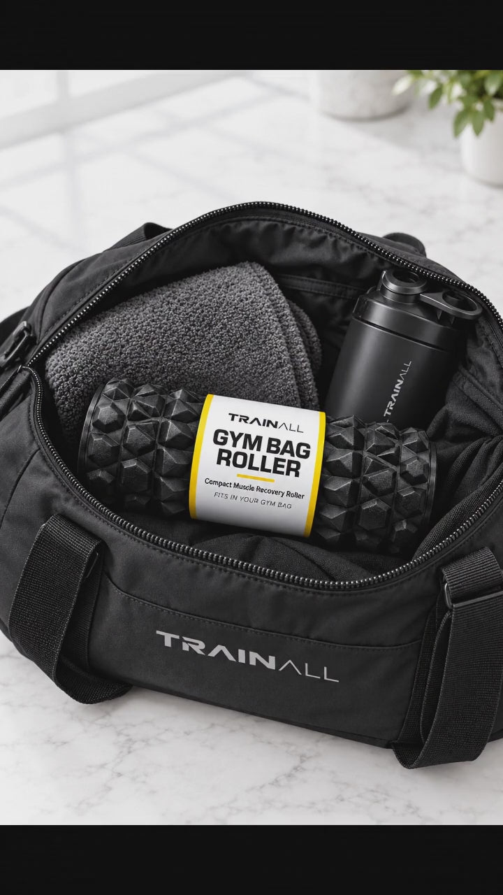 TRAINALL Gym Bag Roller – Compact Muscle Recovery Roller